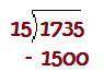 Identify the partial quotient in the first step of the following problem, as shown:

a 1000b 10c 1