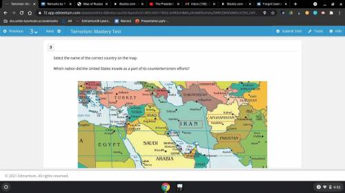Select the name of the correct country on the map.

Which nation did the United States invade as a