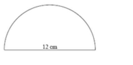 Calculate the area of the figure below: (Use 3.14 for pi)
