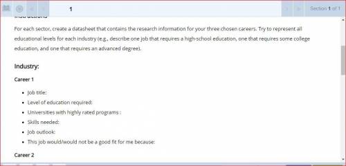 Help please, its for 100 points and a brainiest :)

Investigating Careers in the Plant Sciences
Fo