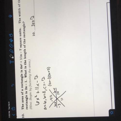 Solve with steps and use the method I started.