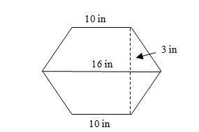 Find the area of the hexagon