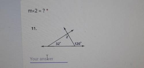 Solve for:m < 2 = ?​