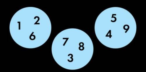 How have the numbers been sorted? In which circle would the number 10 be placed?