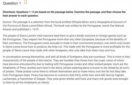 According to the passage, the people of Portugal and Sierra Leone had which geographical relationsh