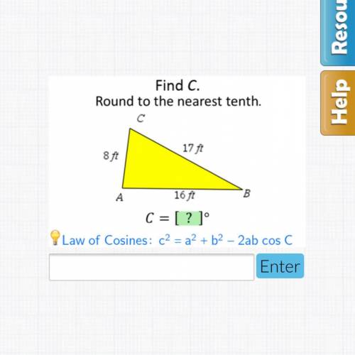 Find c and round. geometry