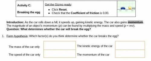 has anyone done the roller coaster gizmo lab for physics? i need help on these questions, or just t
