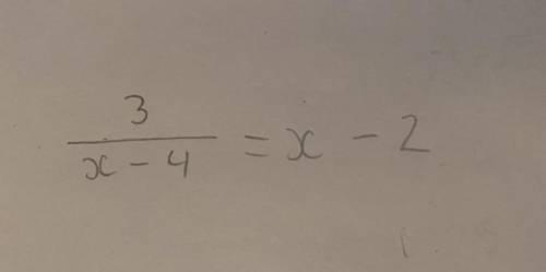 Can someone help me with this question?

It is Solving Equations 
• the answer is 
x = 1 or x = 5