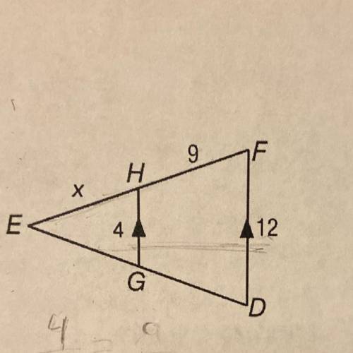 I need to know what x equals and how yo set up the proportion