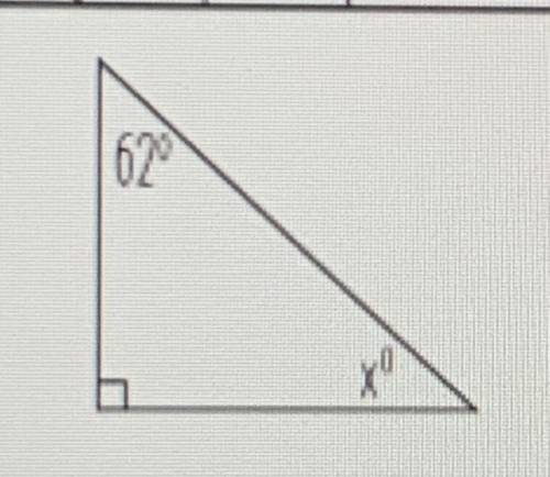 What does x equal ???? Help please