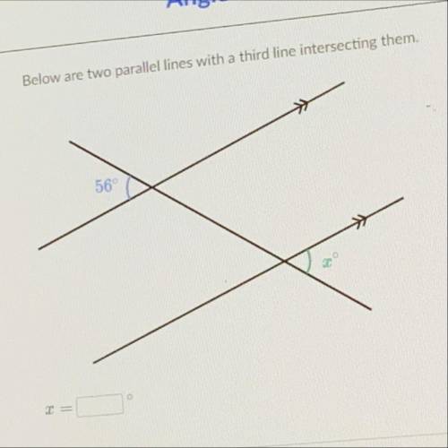 Below are two parallel lines intersecting them￼