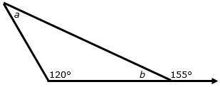 What is the measure of ∠b