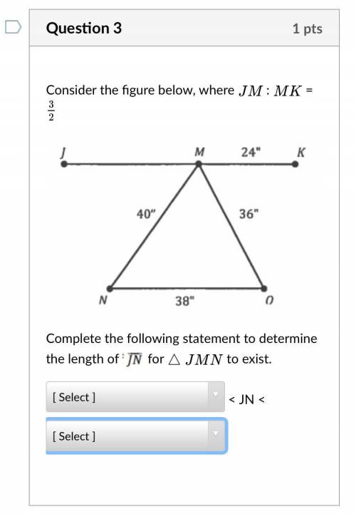 (WILL GIVE BRAINLIEST) Complete the following statement to determine the length of JN for △ J M N t