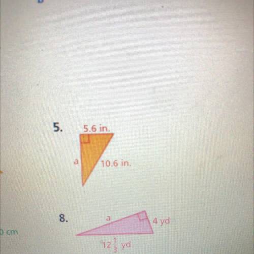 Find the missing length of a triangle it’s OK if you can only do one
