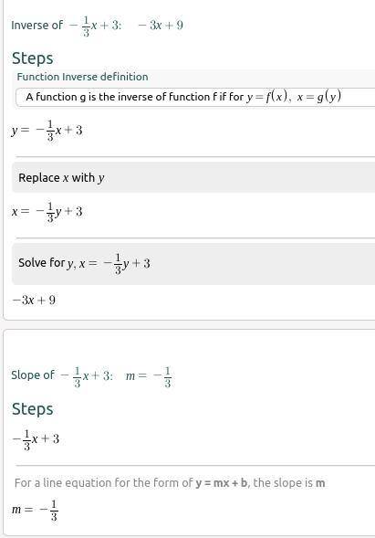 Write an equation of a line in the form y=mx+b that together with the equation x+3y=9 forms a linear