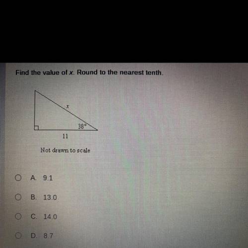 Find the value of x.