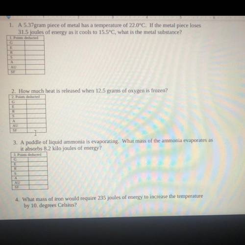 If you answer four of theese, I will give brainliest and give 30 points