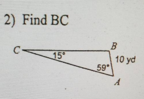 Find the measurement and round to the nearest tenth.[Law of Sines]​