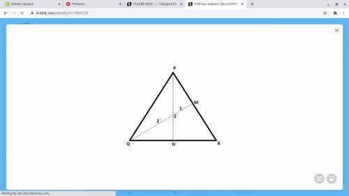 PLEASE HELP Triangle PQR has medians QM and PN that intersect at Z. If ZM= 4, find QZ and QM

HELP