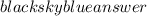 {\fcolorbox{black}{skyblue}{\red{answer}}}