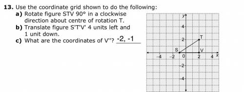 I need help with this question I solved it but I need someone to check if it correct.

I solved it