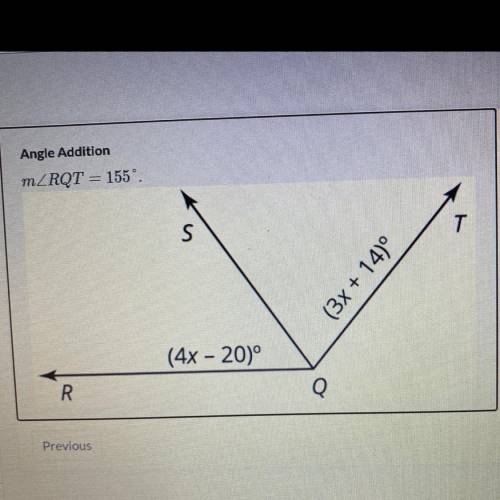 What is the value of angle RQS? please help!
