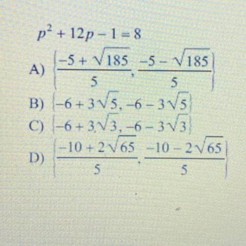 NEED HELP ASAP

Solve by completing the square. You need to use the area model/
method we learned