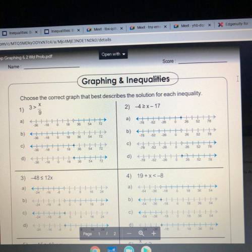 Graphing & inequalities helpppppppp
