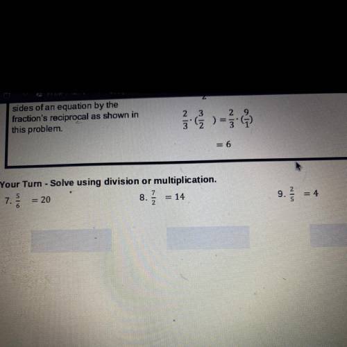 I need help with these fractions