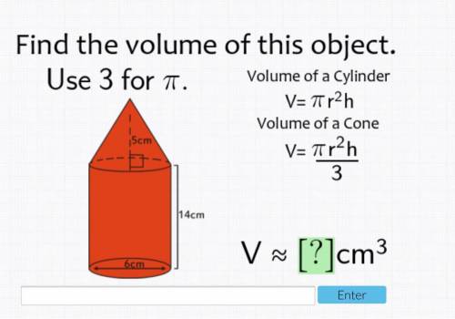 Find the volume of this object