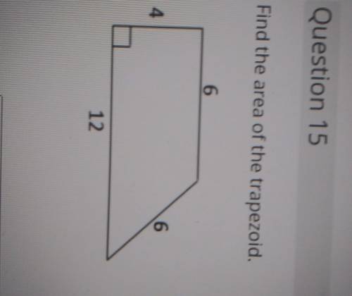 Find the area of the trapezoid. Please help.​