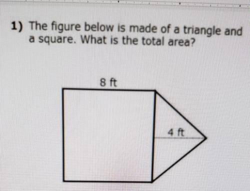 Answer choices:90ft square inches, 45ft square inches, 80ft square inches ​