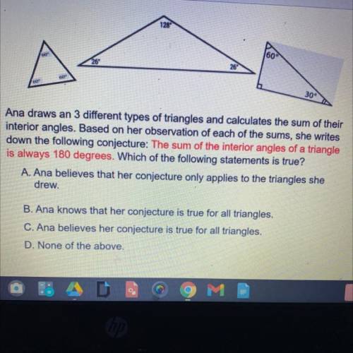 Help me out with this question (geometry/conjecture)