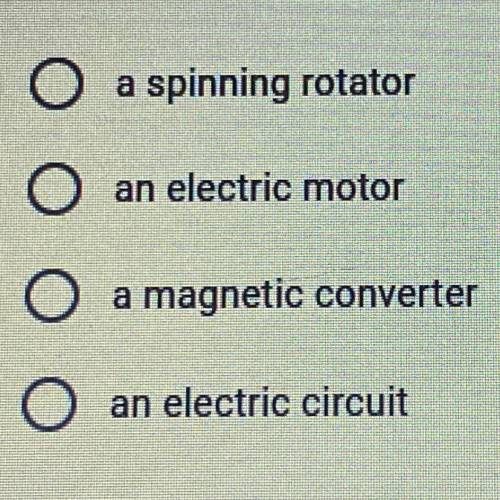 What type of device contains an electromagnet that rotates between the

poles of a magnet? (electr