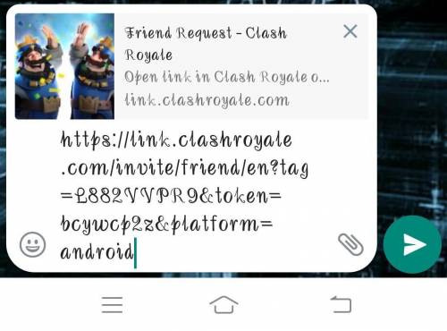 This is my friend request link for clash royale .use this link if you want to play with me

 
inter