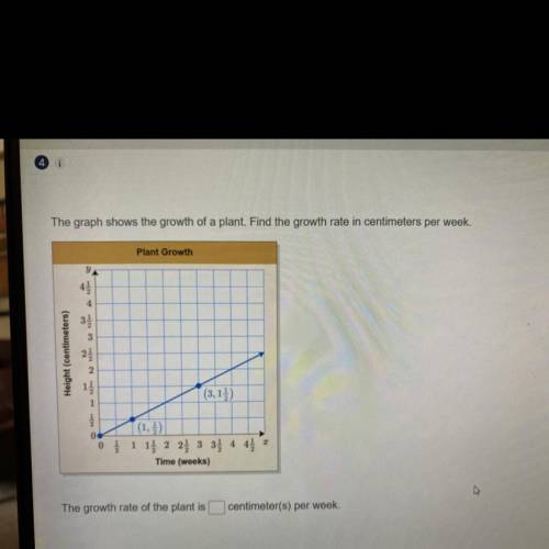 how many centimeters is the growth rate of the plant per week? Please i really need this. PICTURE W