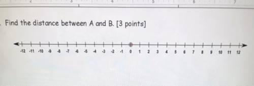Find the distance between A and B. [3 points]