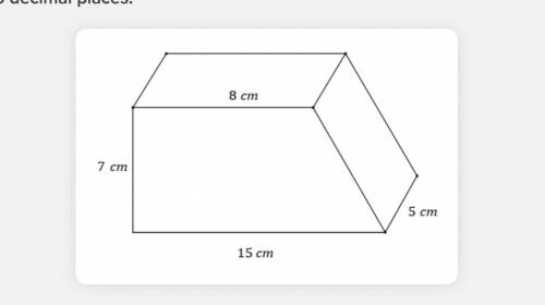 Find the surface area of the figure shown.

Give your answer to the nearest two decimal places.