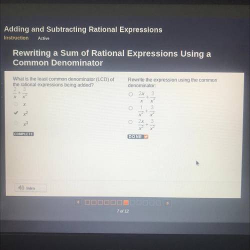 Rewrite the expression using the common denominator