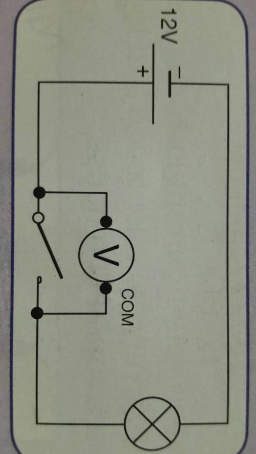 Please help (choose a b or c)

(the image is attached)In the adjacent circuit, the voltage across