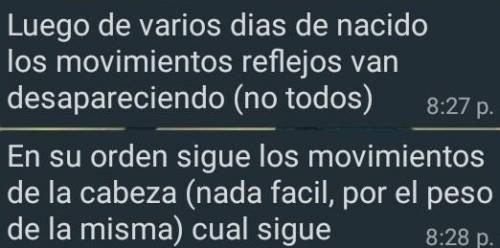 Movimientos del Neonato?​