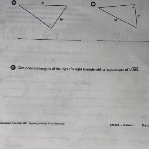 Can someone help me with 9,10, and 11 please you don’t have to do all of them just atleast one for