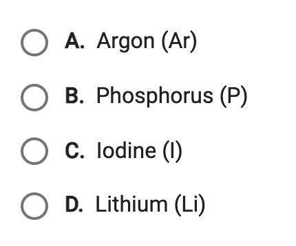 Which element has a higher first ionization energy than chlorine?