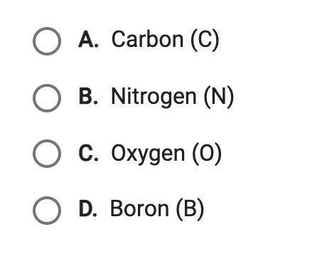Which of the following elements has the largest first ionization energy? PLEASE HELP