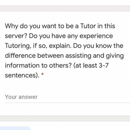 Pretend that you are applying as a French tutor. From your own perspective, answer these questions