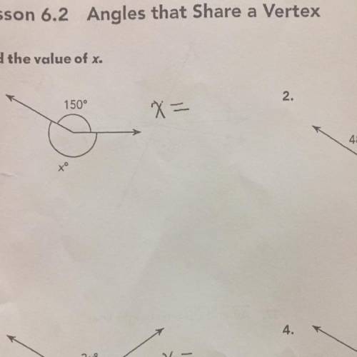 Angles that share a vertex