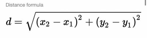 Find the distance between (2.3) and (0,6).