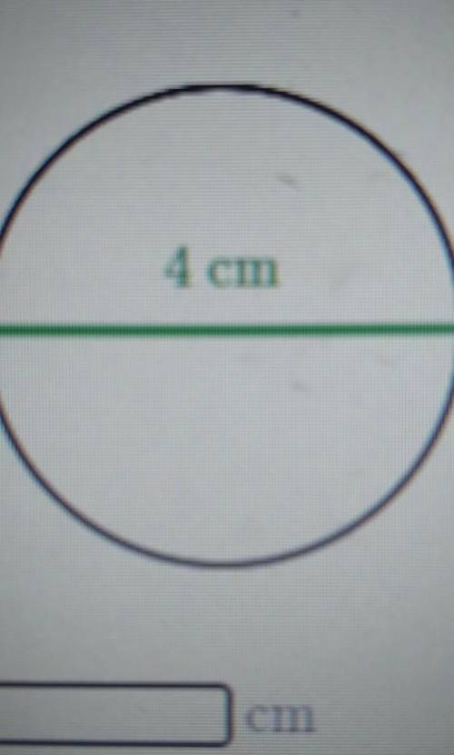 What is the circumference of the following circle? pls help its a khan academy question ​
