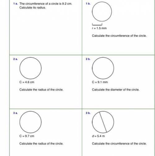 Please answer these questions on circumference for BRAINLIEST and extra points if correct!