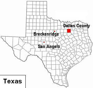 What happened to the population of Breckenridge, Texas?

A. The population increased from 750 to 7
